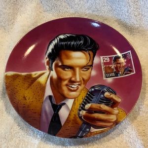 Vintage 1992 Elvis the rock ‘n’ roll legend limited edition collector plate